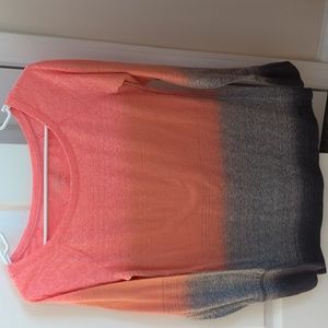 Women's Ombre Long Sleeve Top